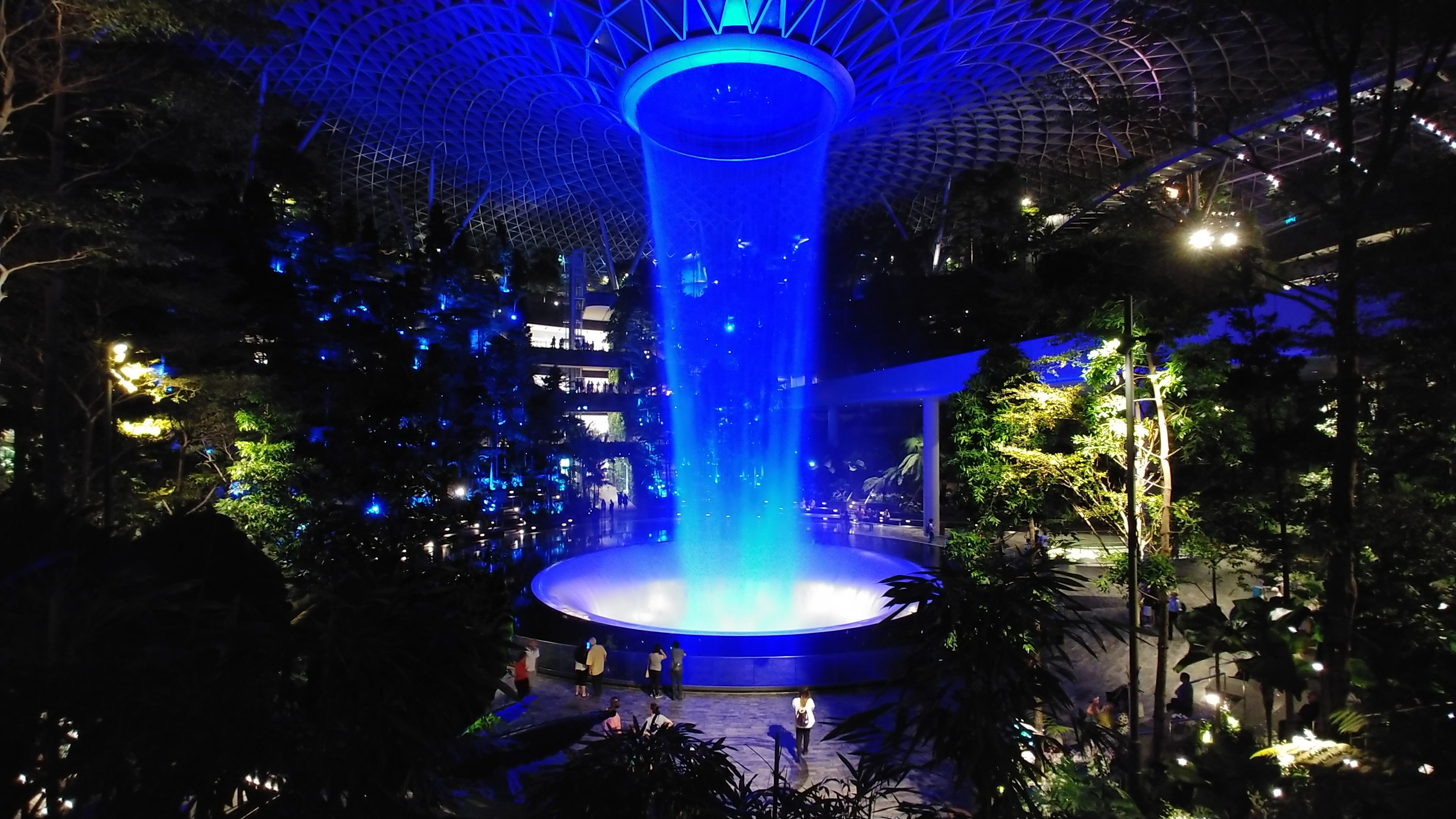 Jewel Changi Airport at night