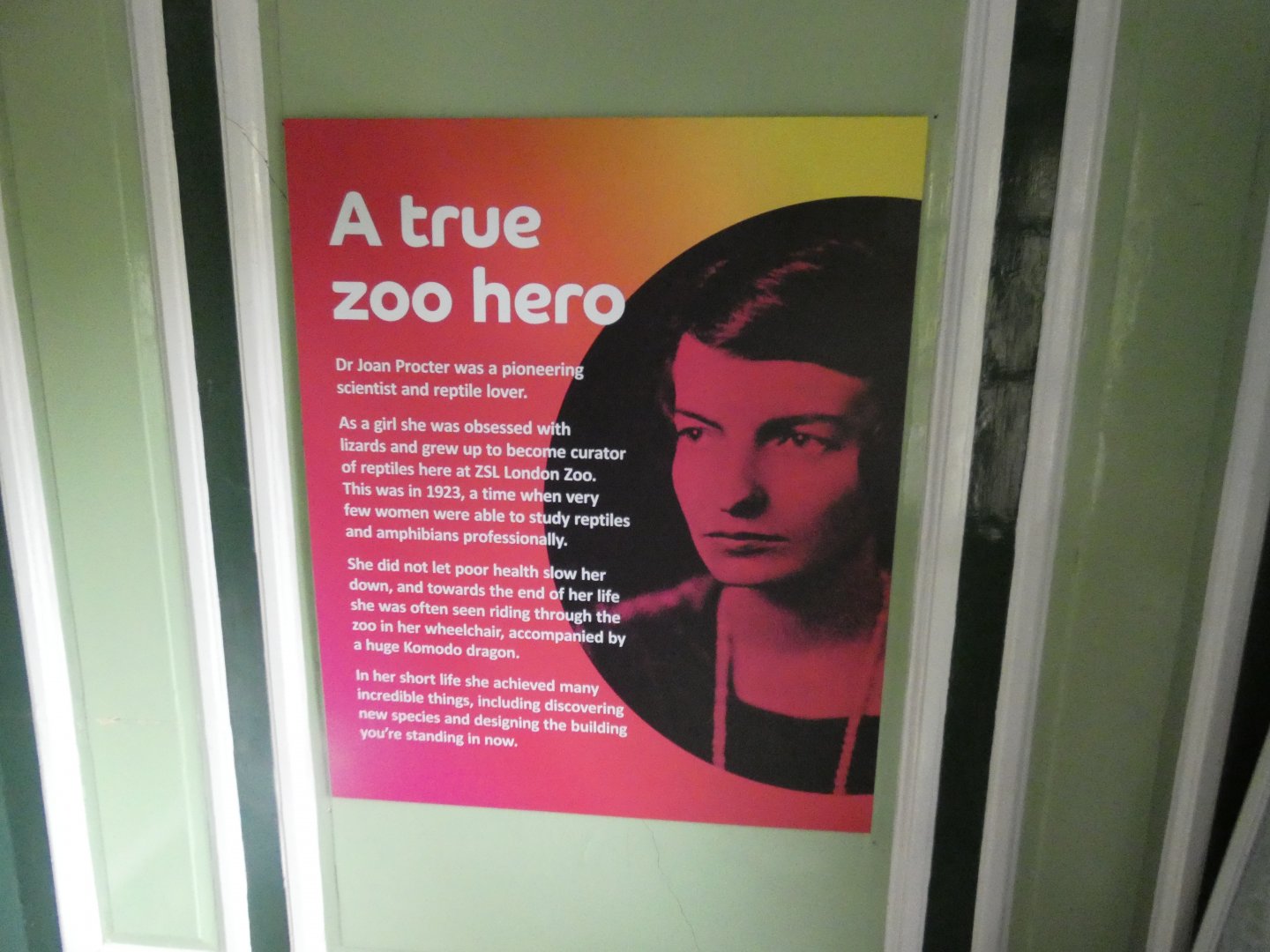 Joan Procter signage