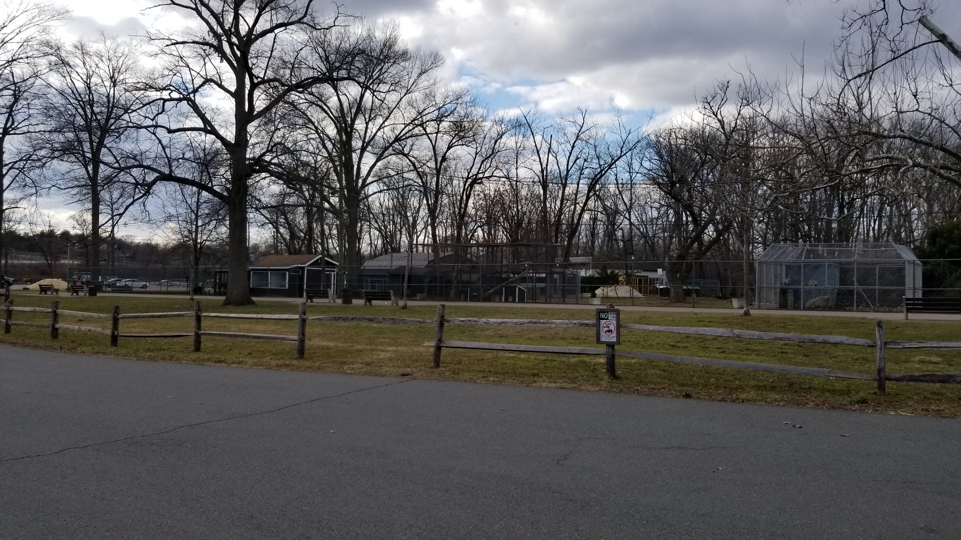 Johnson Park Jan 21 - view from parking