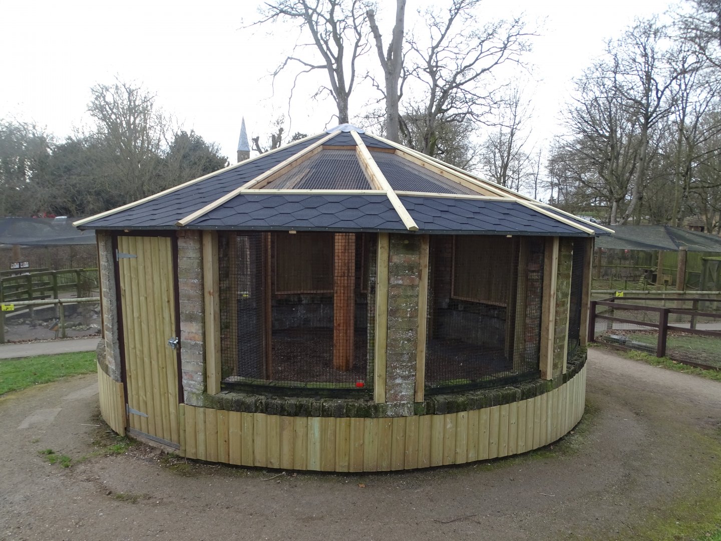 Joinery work on aviary completed, 3rd March 2025