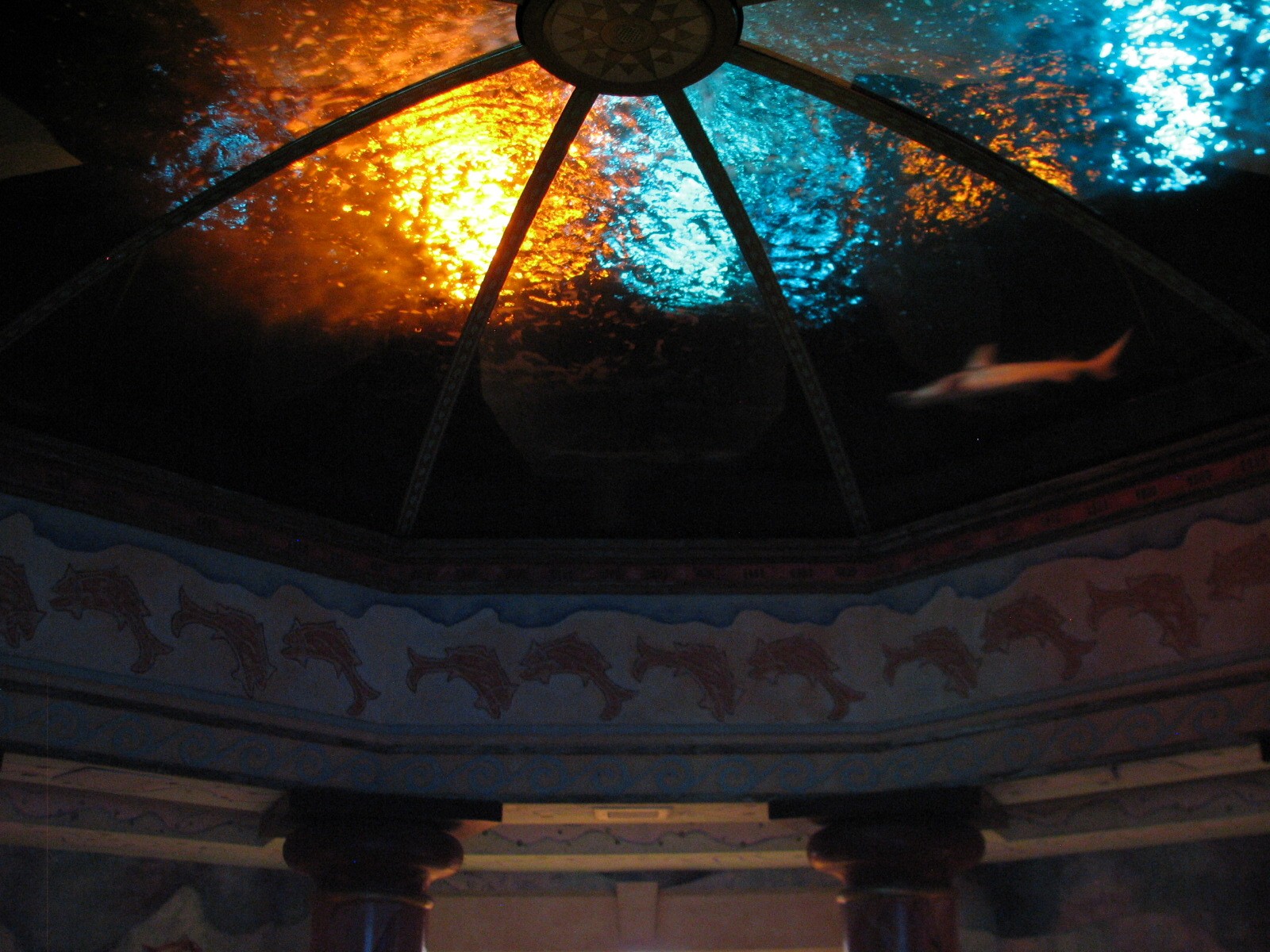 Journey To Atlantis - Jewels of the Sea Aquarium - Overhead Tank