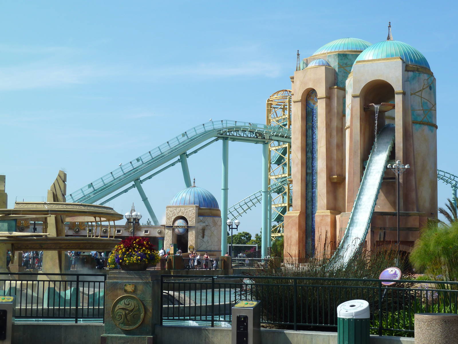 Journey To Atlantis Rollercoaster