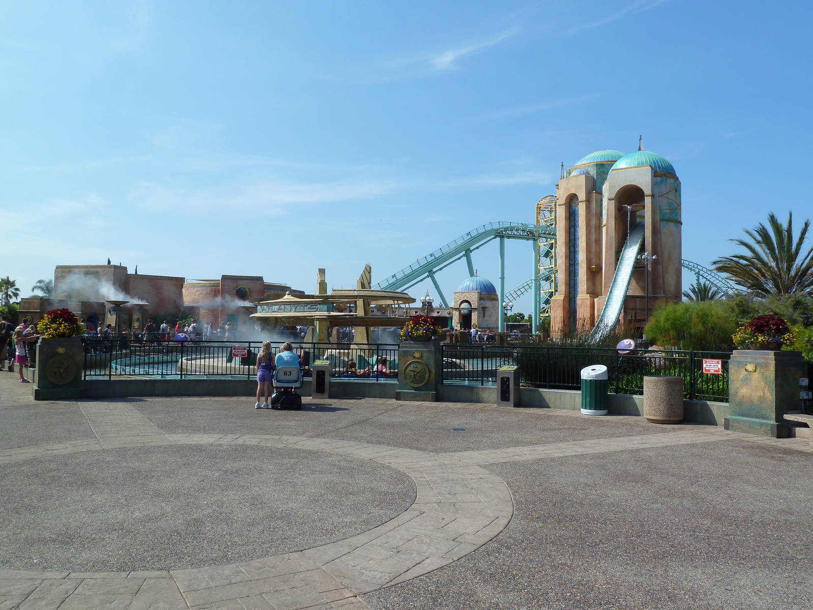 Journey To Atlantis Rollercoaster