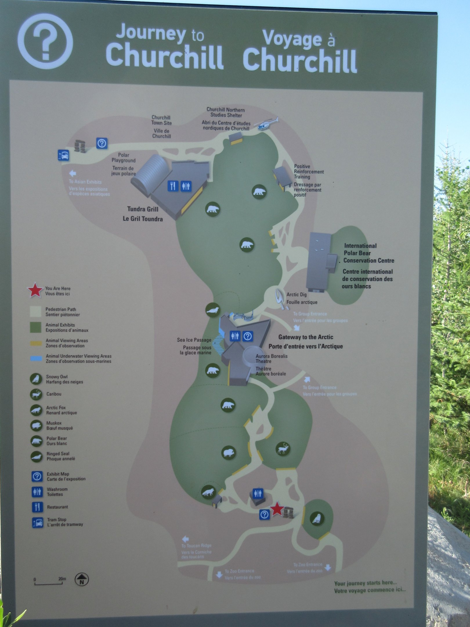 Journey to Churchill - Map