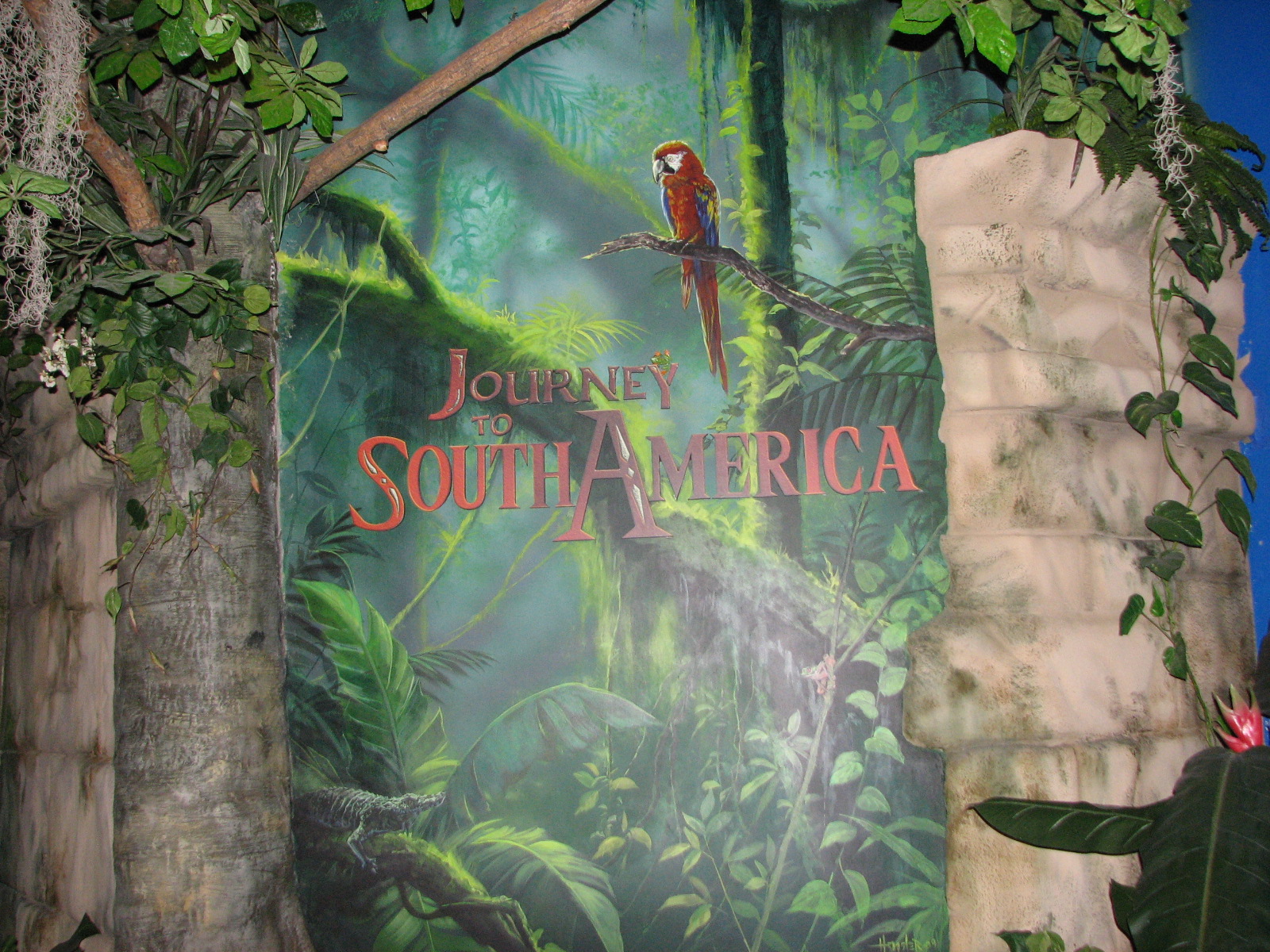 Journey to South America - Entrance Mural