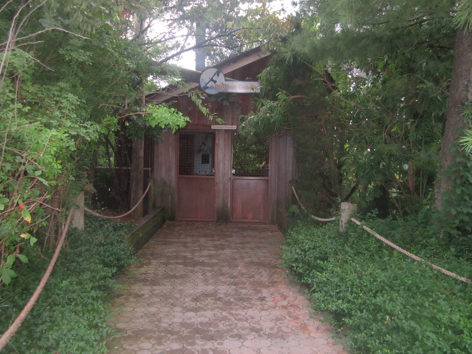 Jul. 2012-Andean Condor flight cage entrance