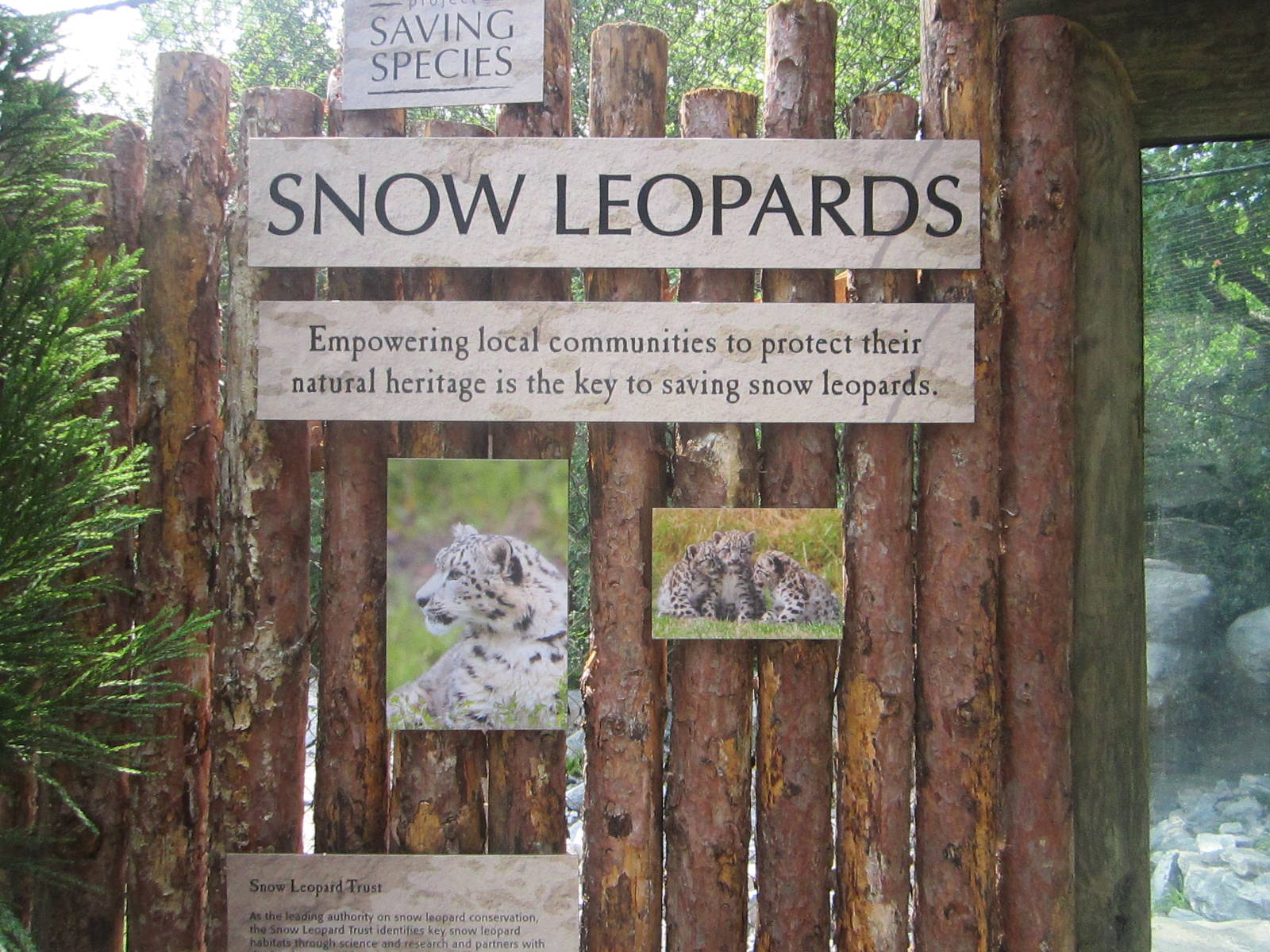 Jul. 2012-Snow Leopard conservation signs