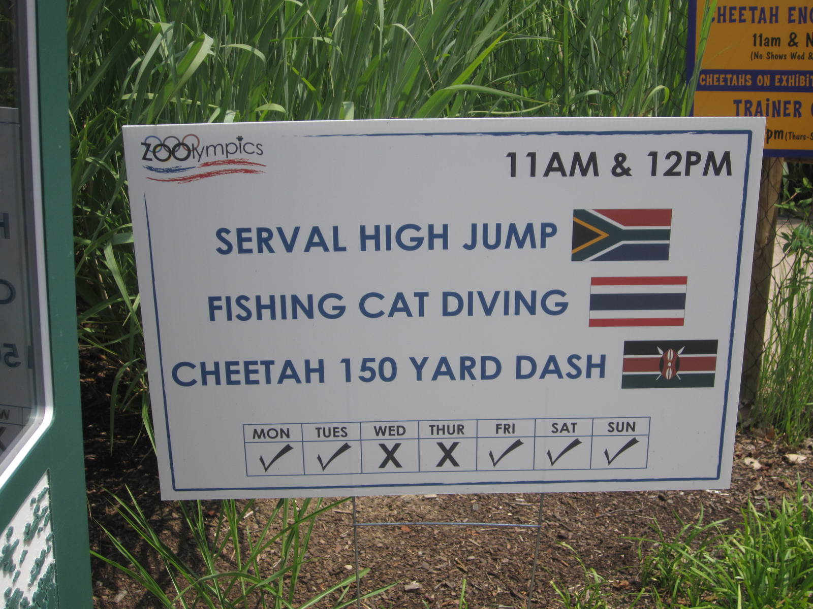 Jul. 2012-Zoolympics Sign