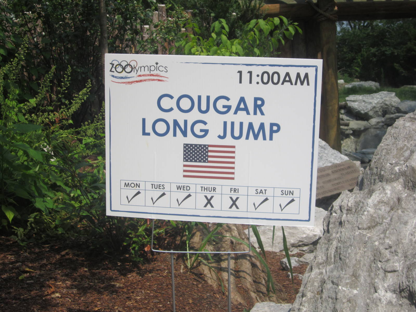 Jul. 2012-Zoolympics Sign