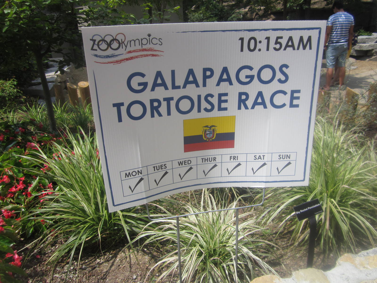 Jul. 2012-Zoolympics Sign