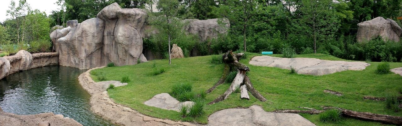 Jul. 2013 - Africa - African Lion Exhibit Panorama