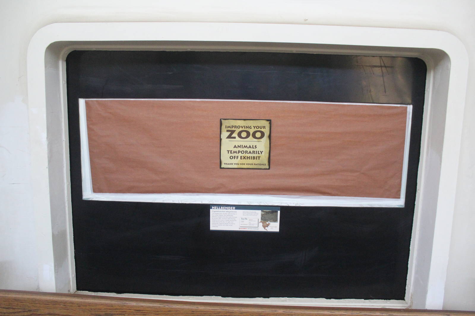 Jul. 2016 - Reptile House - Future Area for Hellbender