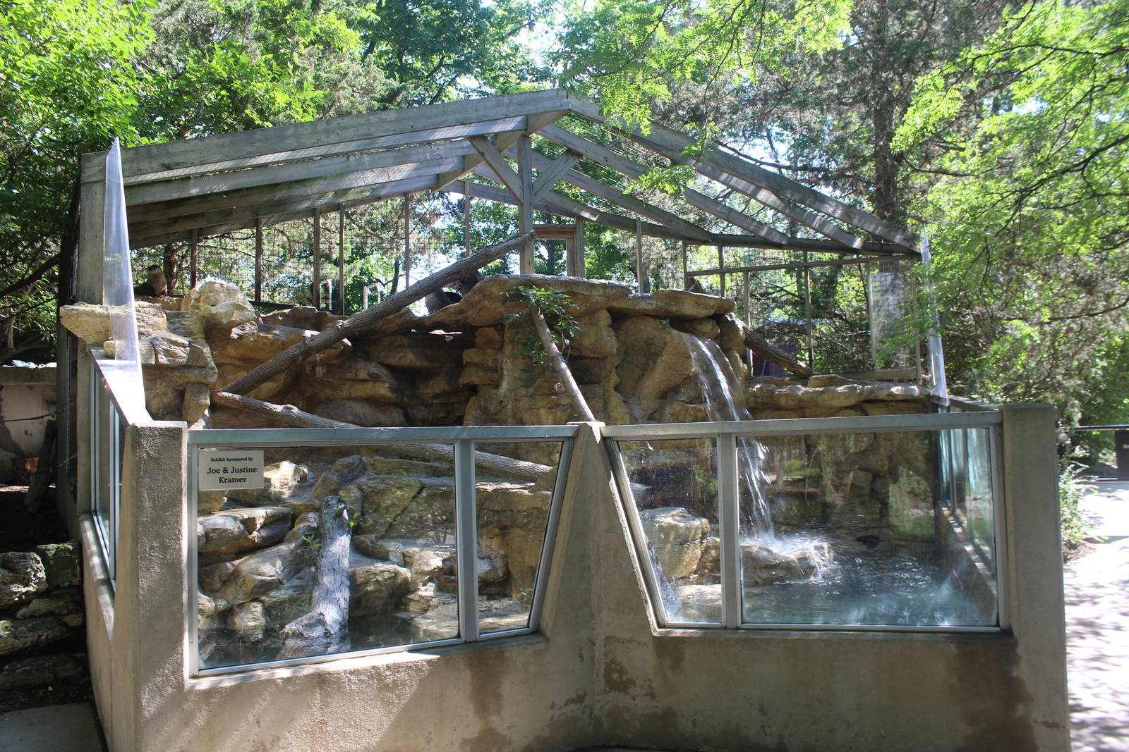 Jul. 2016 - Zoo Central - Odd River Otter Exhibit