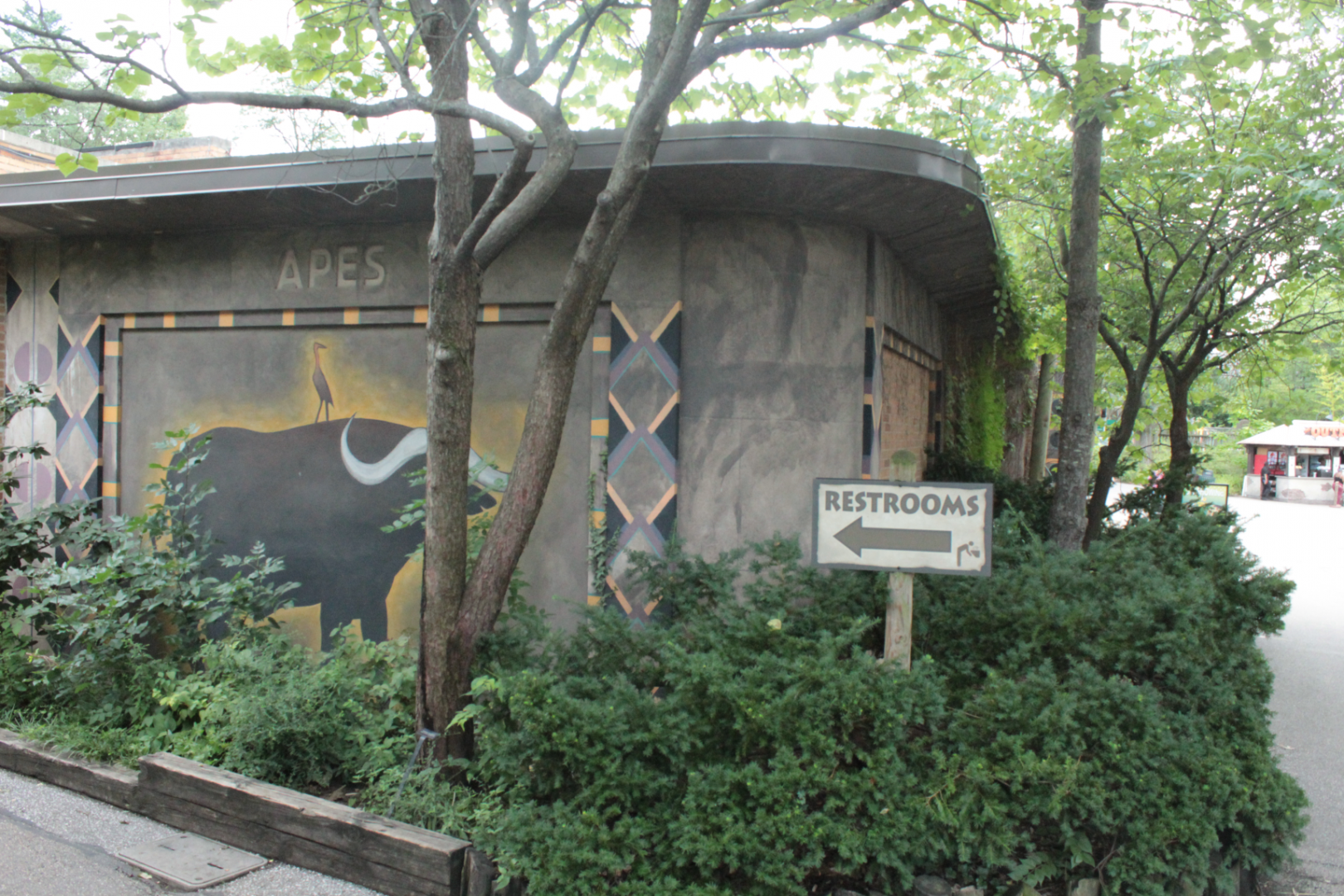 Jul. 2018 - Former Entrance to the Ape House (New 4-D Theater)