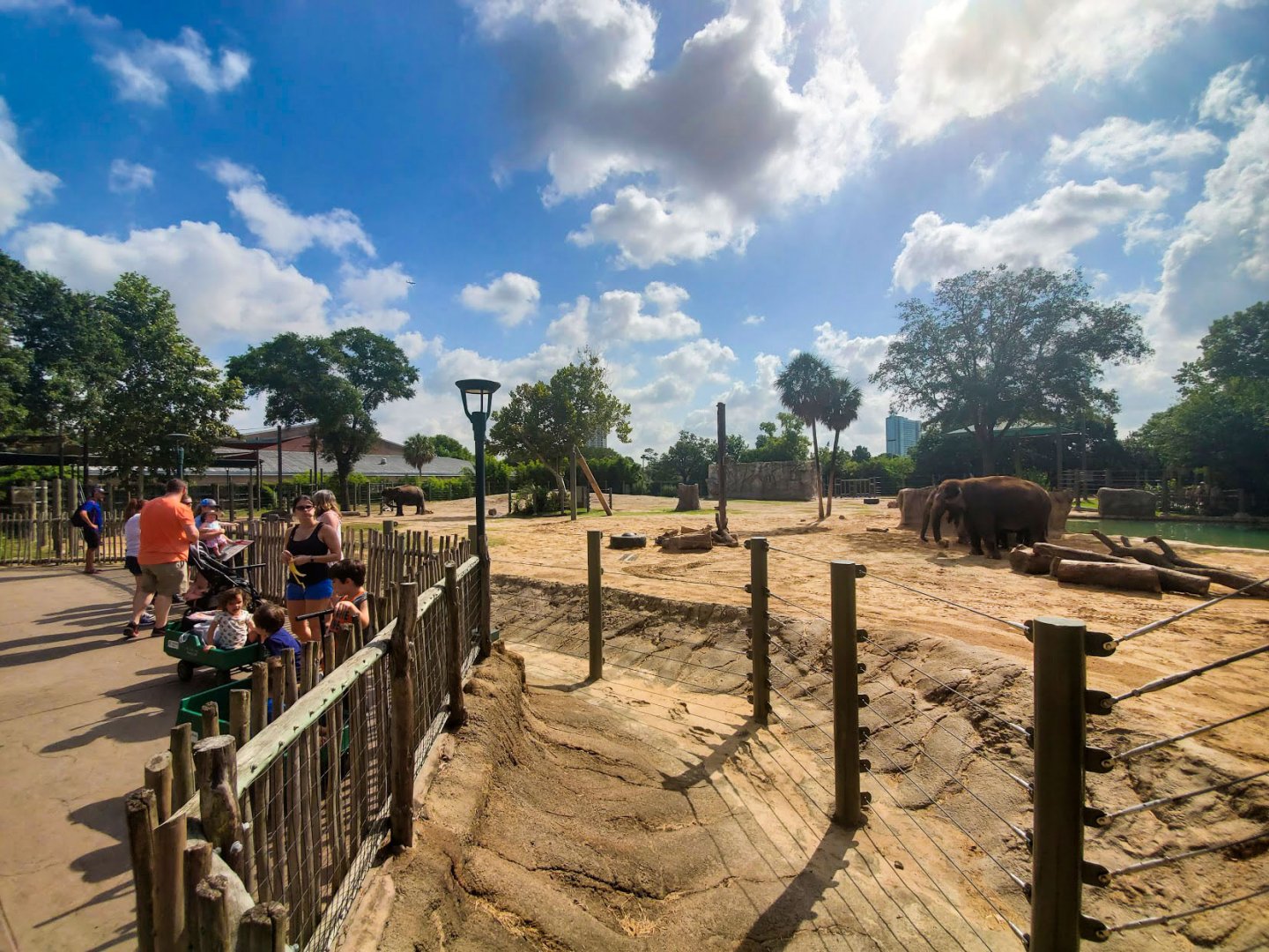 Jul. 2019 - McNair Elephant Habitat - 50,000 sq ft Asian Elephant Left Yard