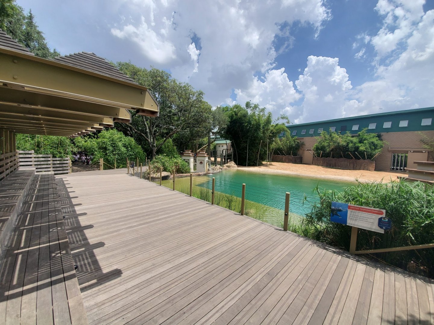 Jul. 2019 - McNair Elephant Habitat - Bull Yard Pool