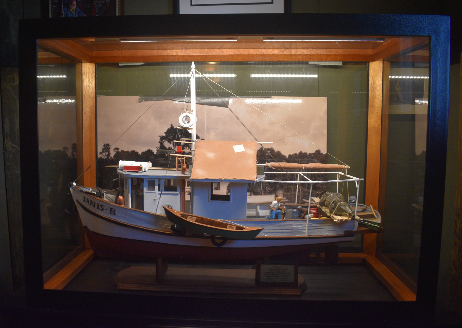 Jul. 2025 - Gomek Forever - Model of the Boat used to transport Gomek (Saltwater Crocodile)