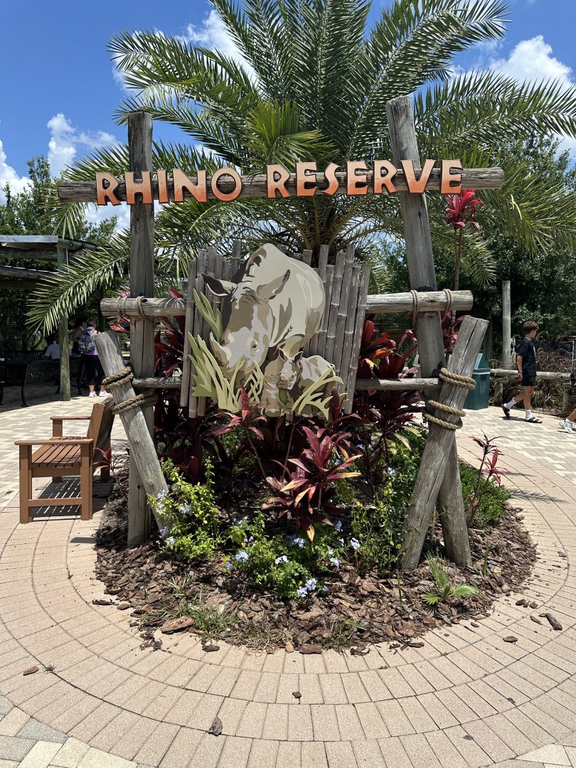 July 2025 - Africa - Rhino Reserve Signage