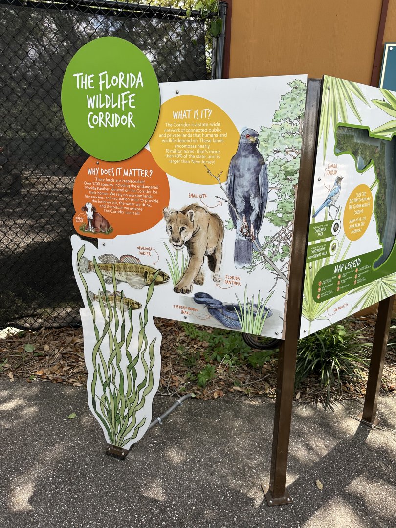 July 2025 - Florida Wilds - Corridor Signage