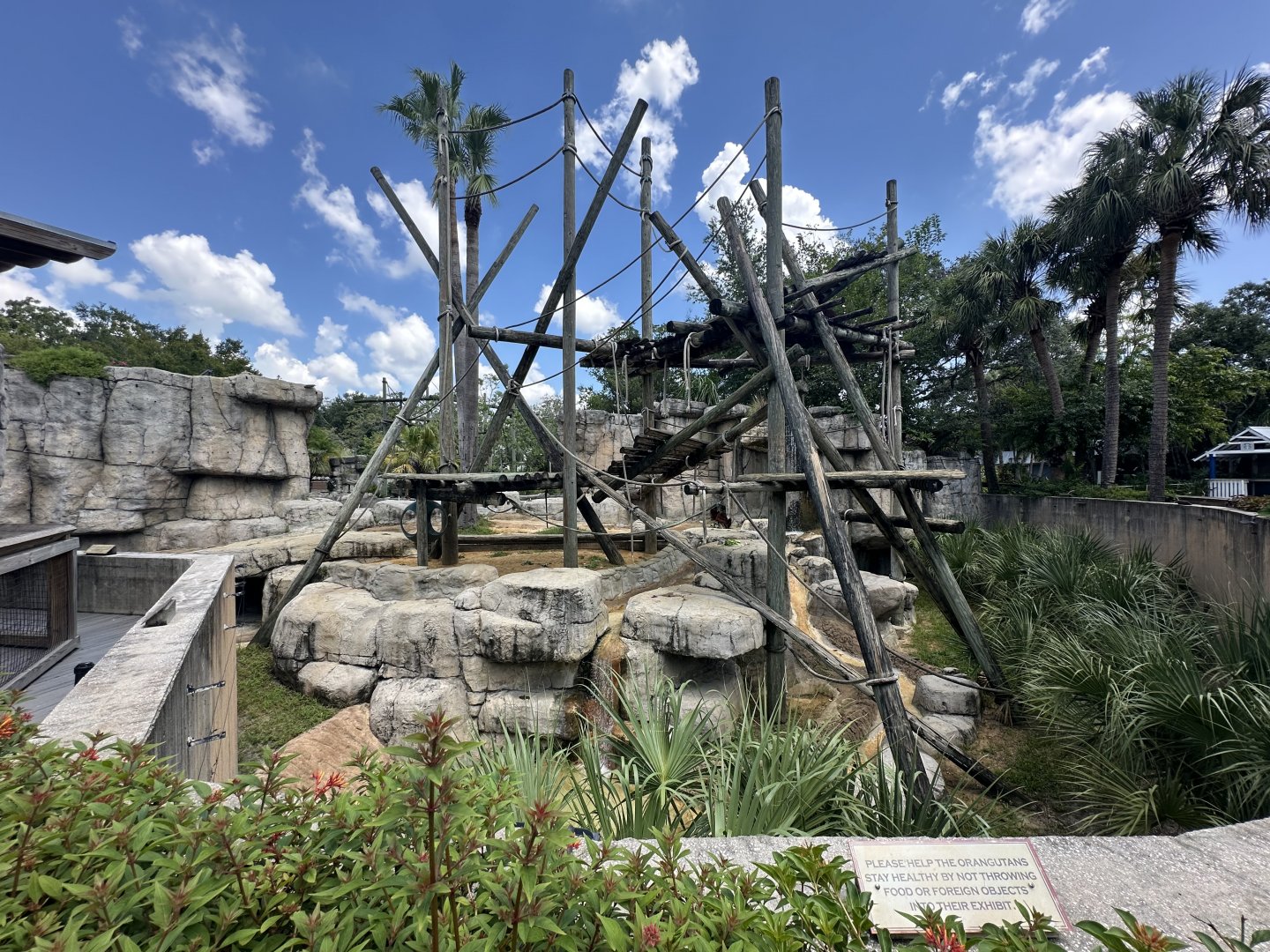 July 2025 - Primate World - Orangutan Enclosure