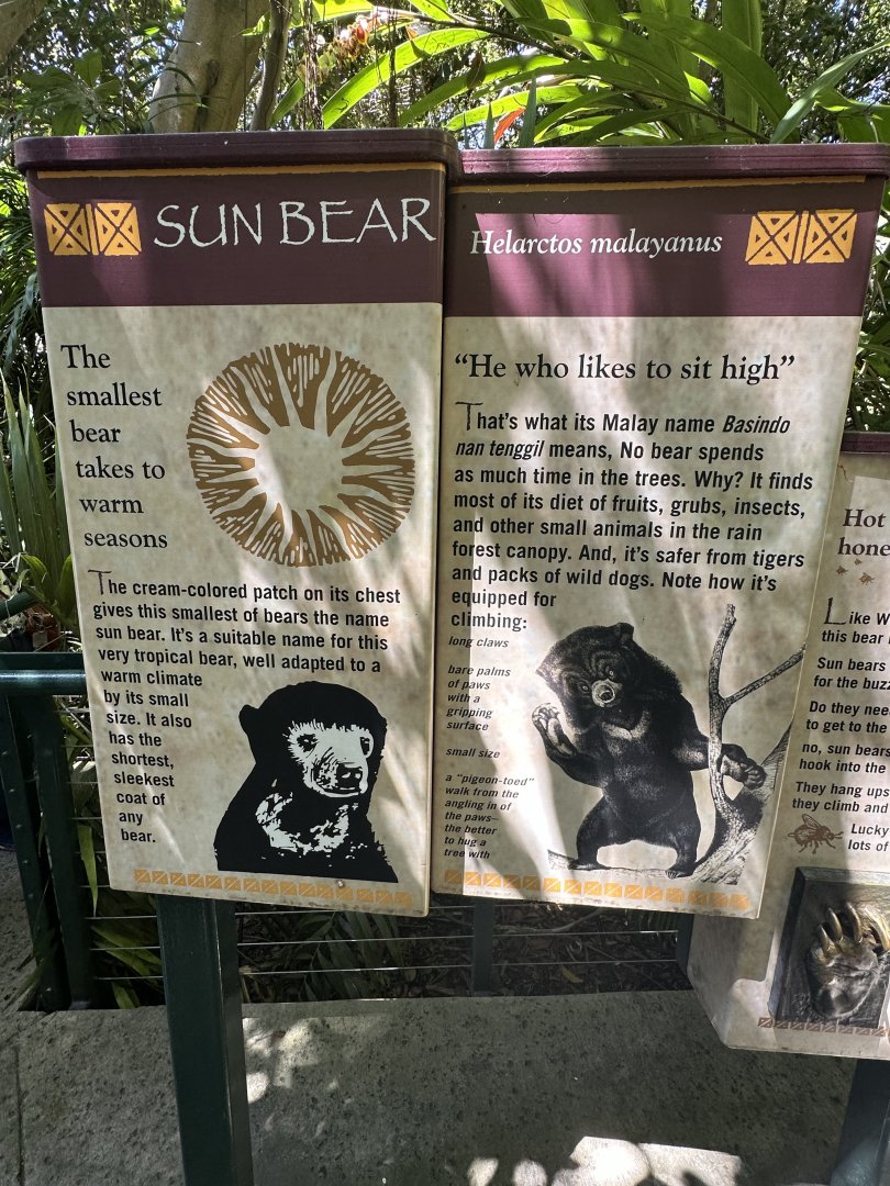 July 2025 - Sun Bear Forest - Signage (3)