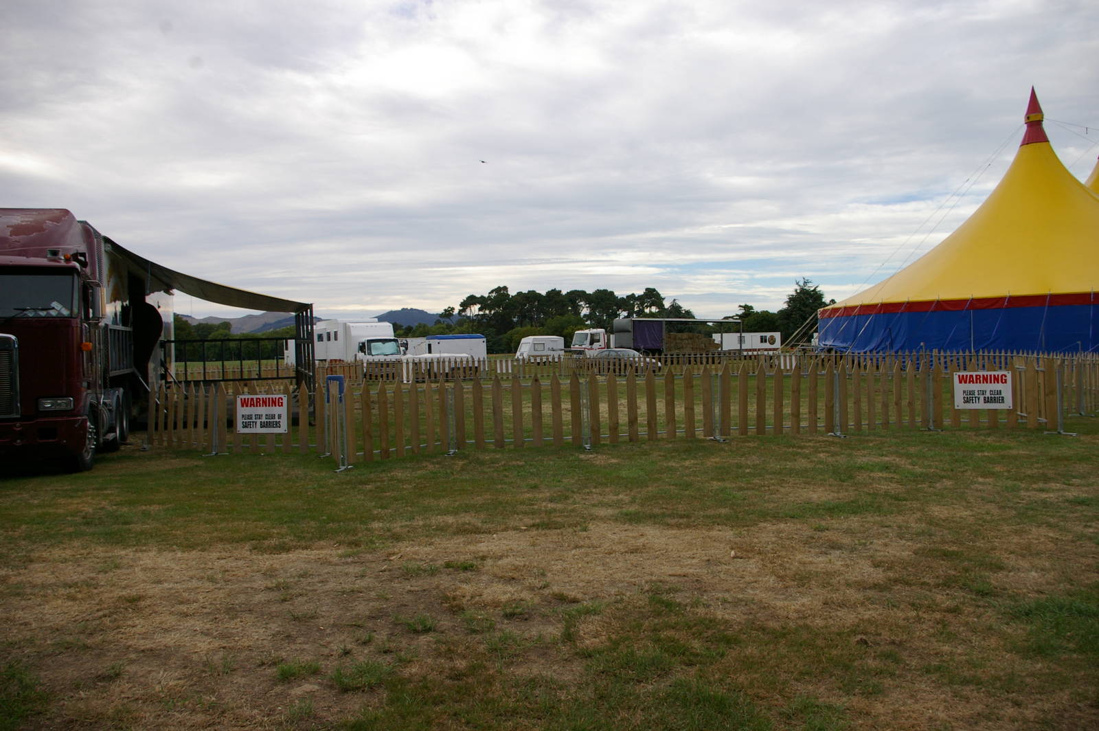 Jumbo the elephant's pen at the circus