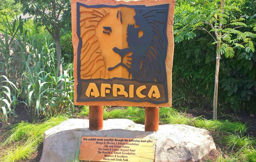 Jun. 2013 - New Africa Entrance Sign