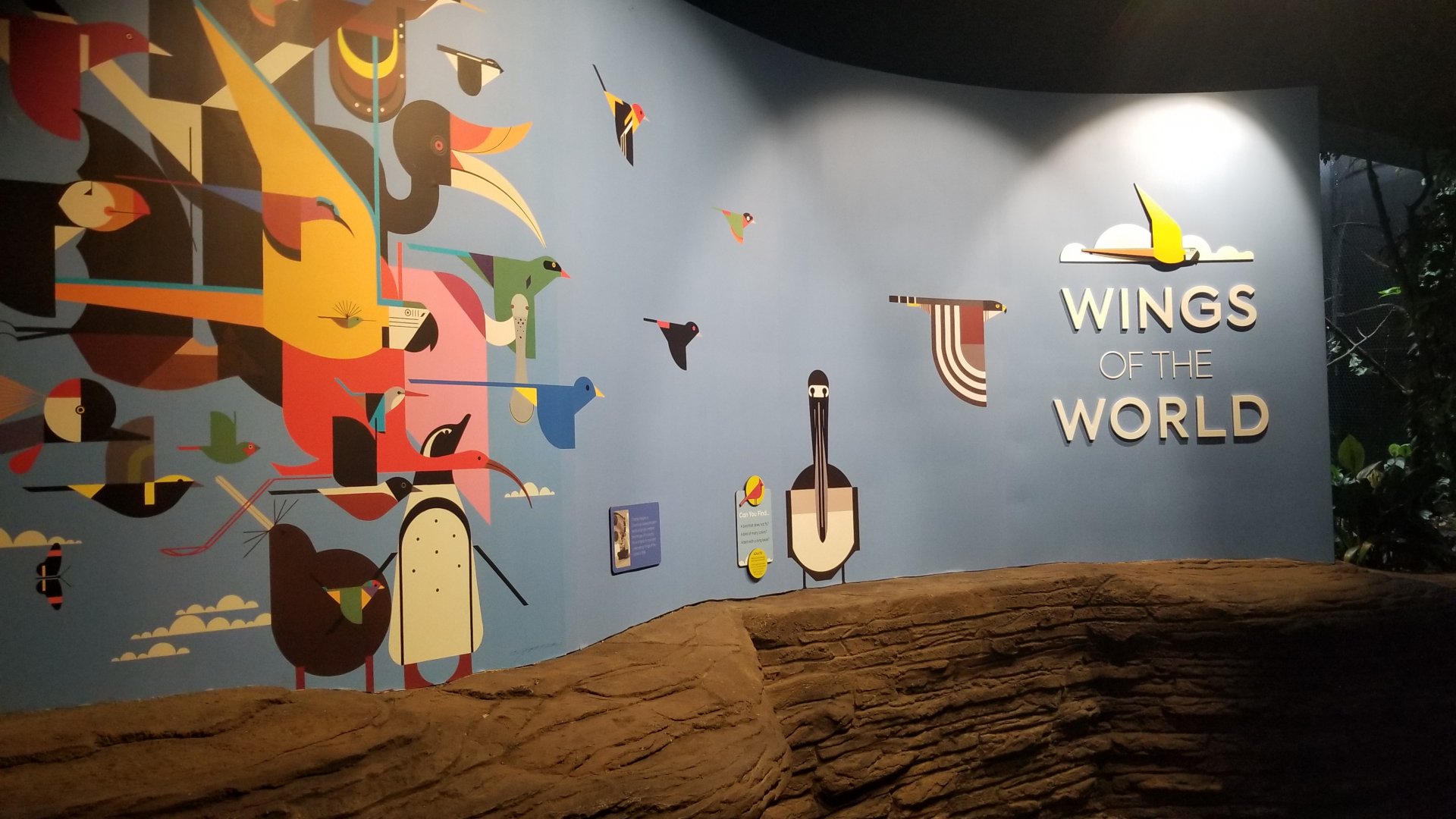 Jun. 2018 - New! Wings of the World Renovations - New Entrance Signage