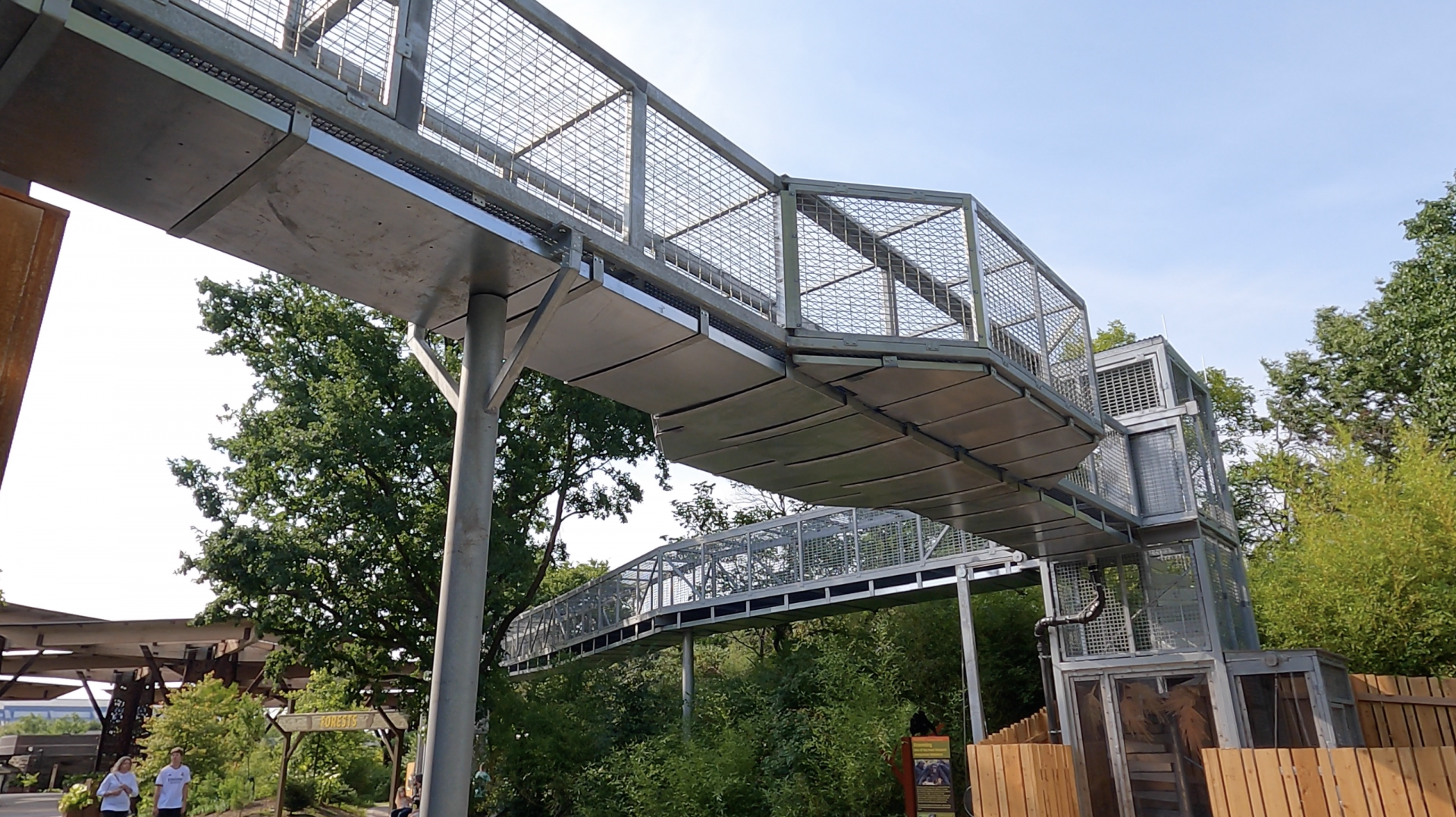 Jun. 2024 - International Chimpanzee Complex - Elevated Walkway (Connected the First and Second Hubs)