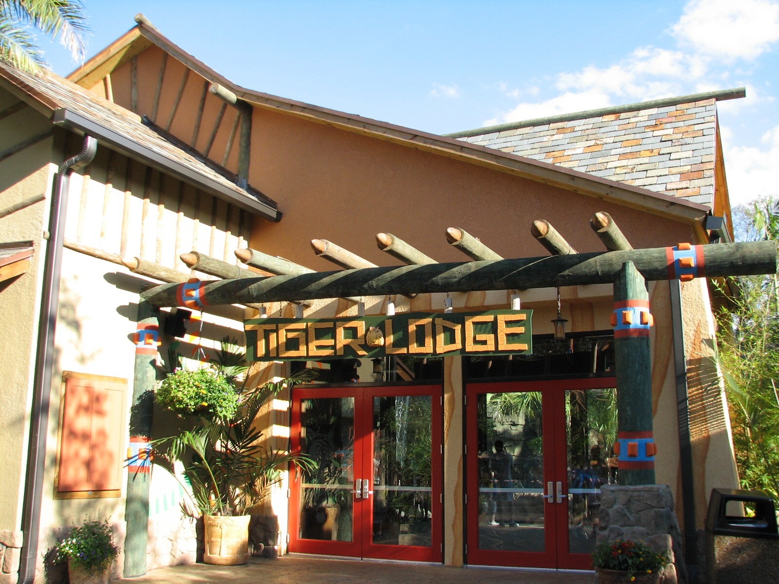 Jungala - Bengal Tiger Exhibit 2 - Tiger Lodge Entrance