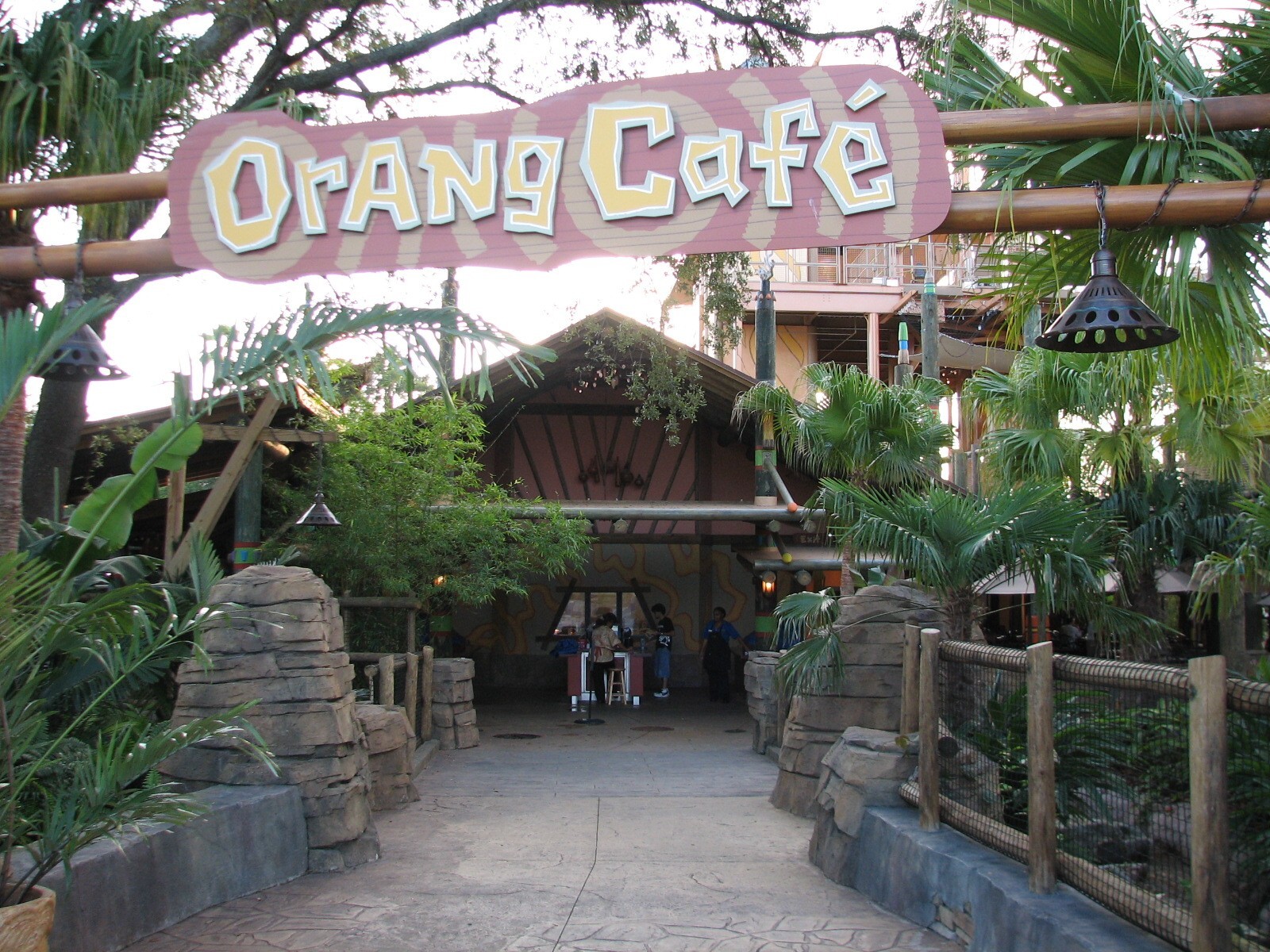 Jungala - Orangutan Exhibit - Orang Cafe Entrance