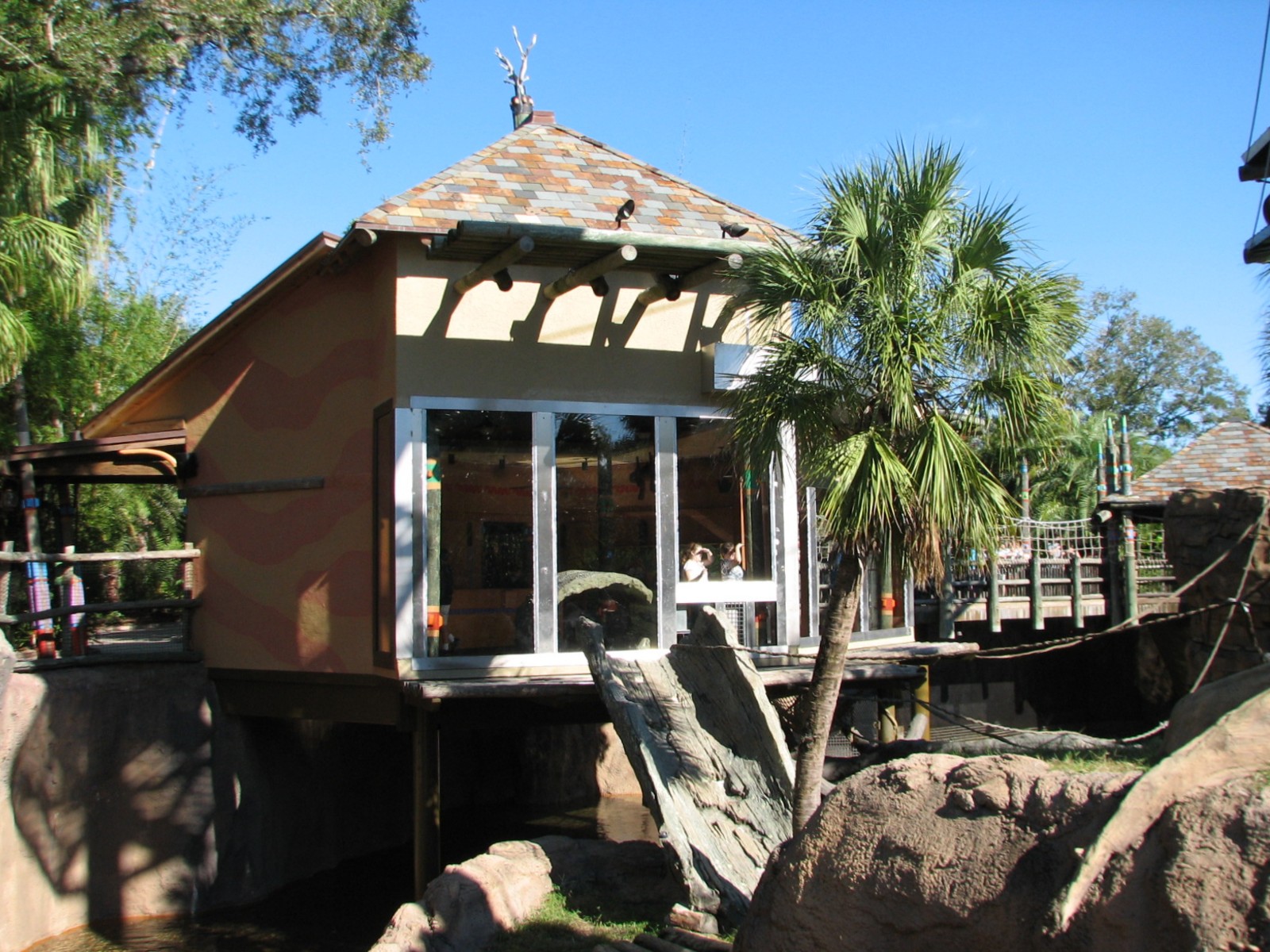 Jungala - Orangutan Exhibit - Orangutan Outpost Exterior