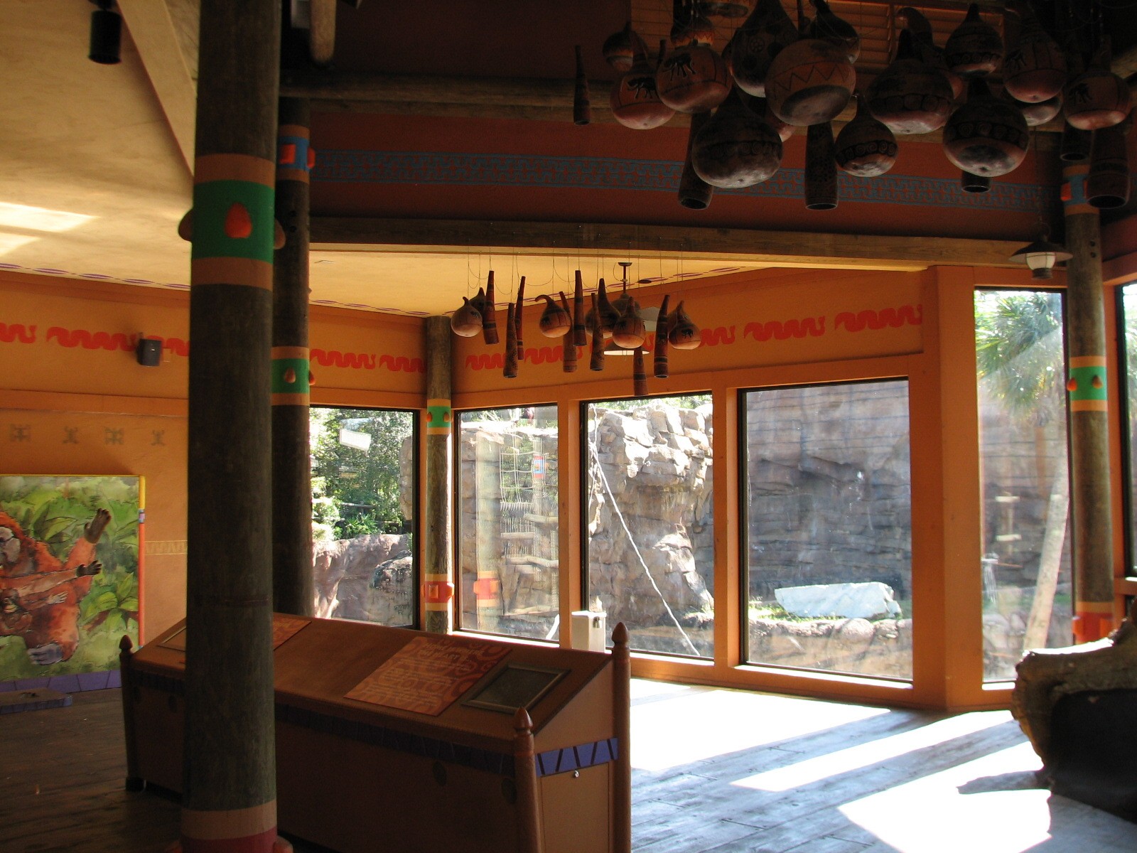 Jungala - Orangutan Exhibit - Orangutan Outpost Interior