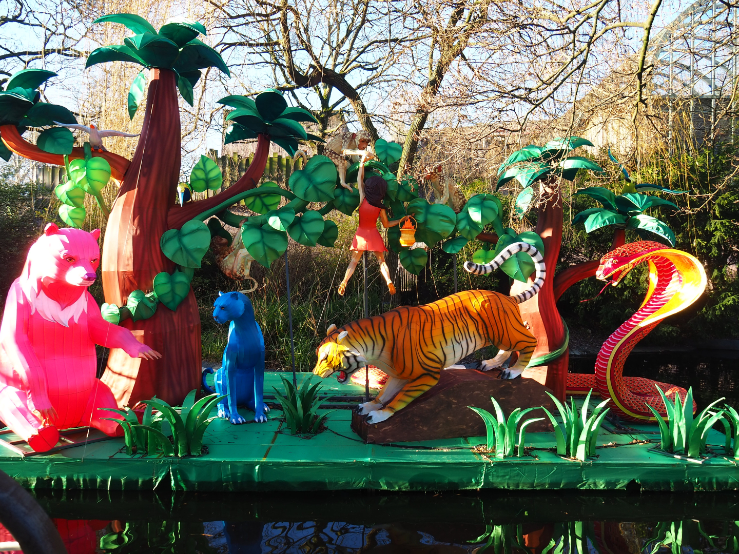 Jungle Book Light Festival decorations, 2019-12-30