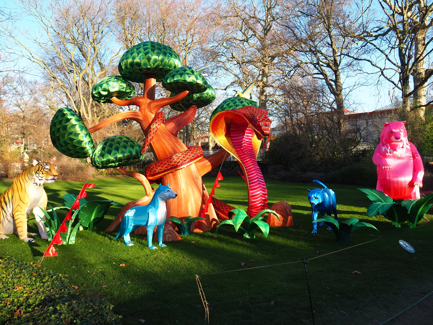 Jungle Book Light Festival decorations, 2019-12-30