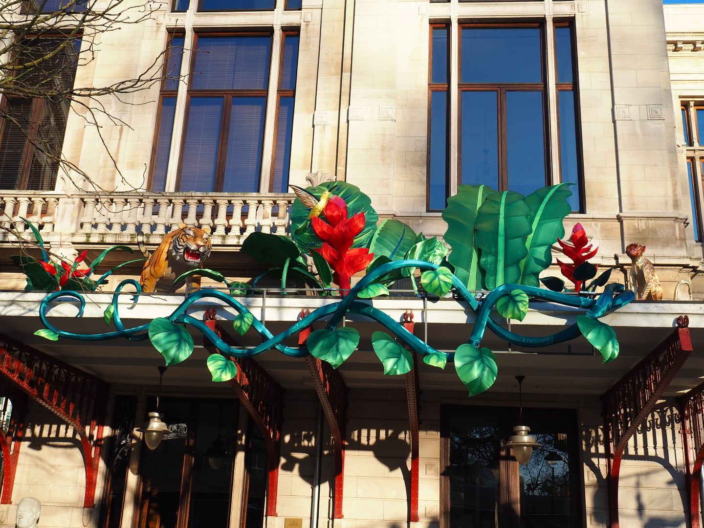 Jungle Book Light Festival decorative structures, 2019-12-30