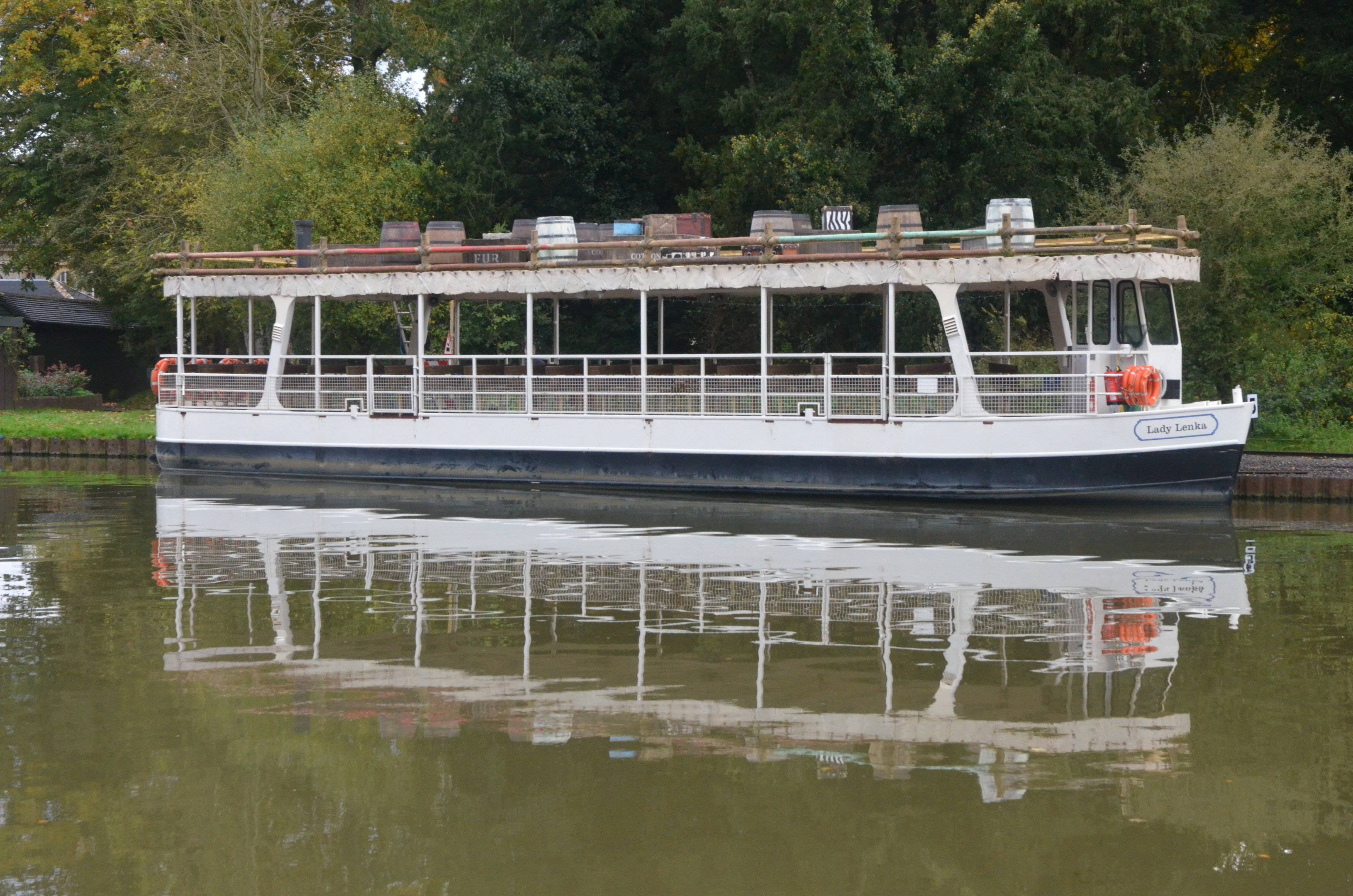 Jungle Cruise Boat (Half-Mile Lake) at Longleat, 03/11/19