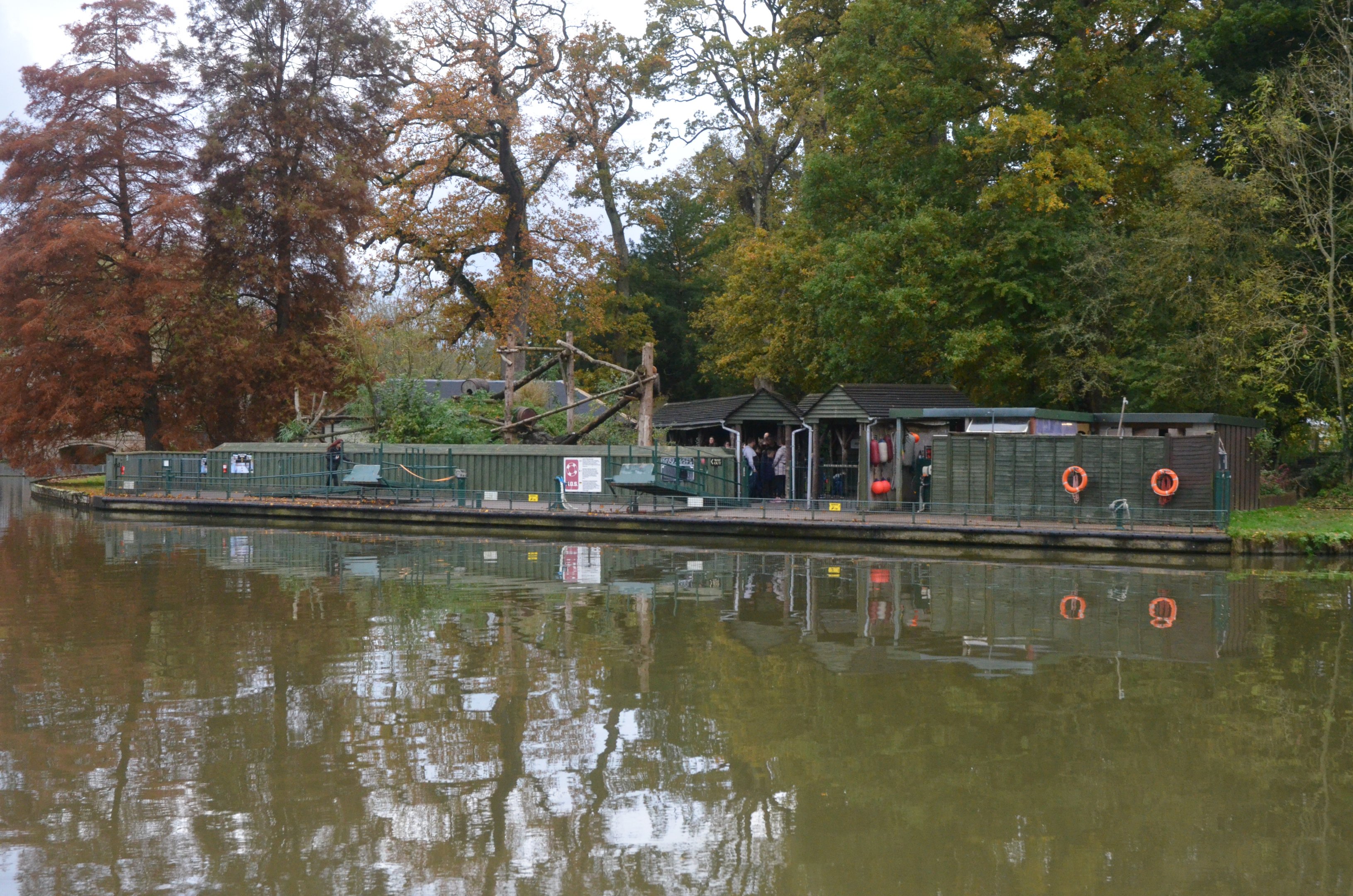 Jungle Cruise Jetty (Half-Mile Lake) at Longleat, 03/11/19