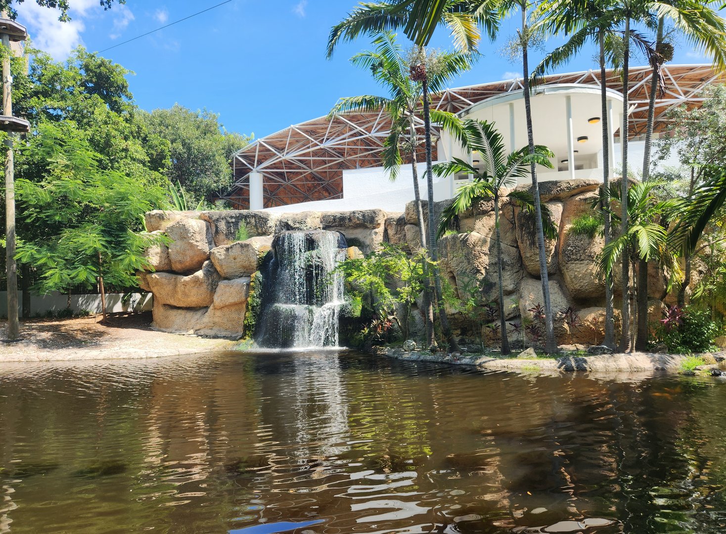 Jungle Island - Waterfall view