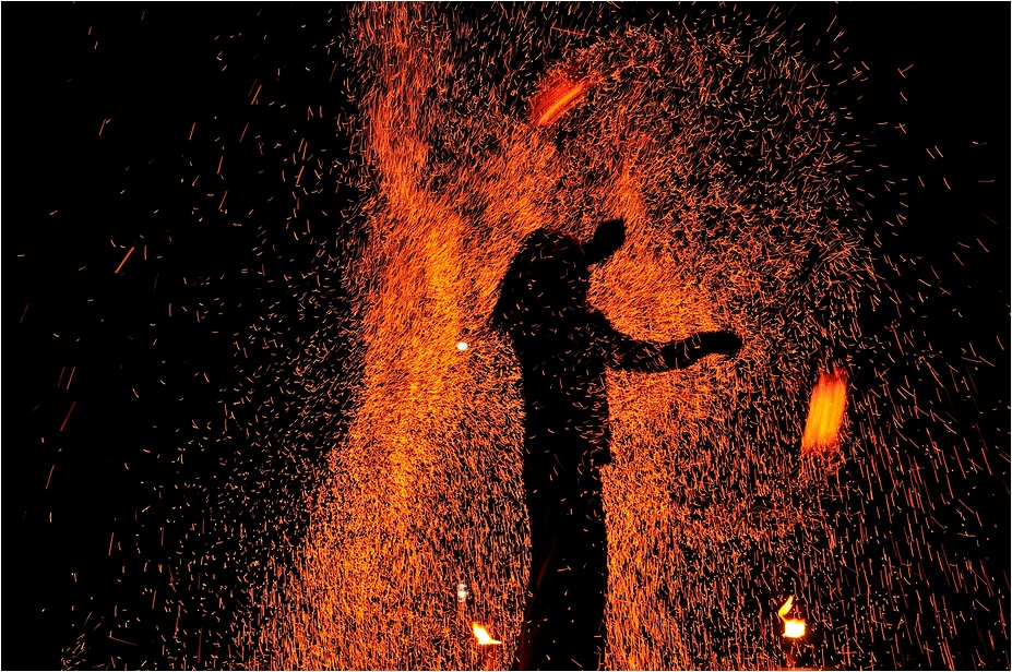 Jungle-night at Hamburg - Fire-show