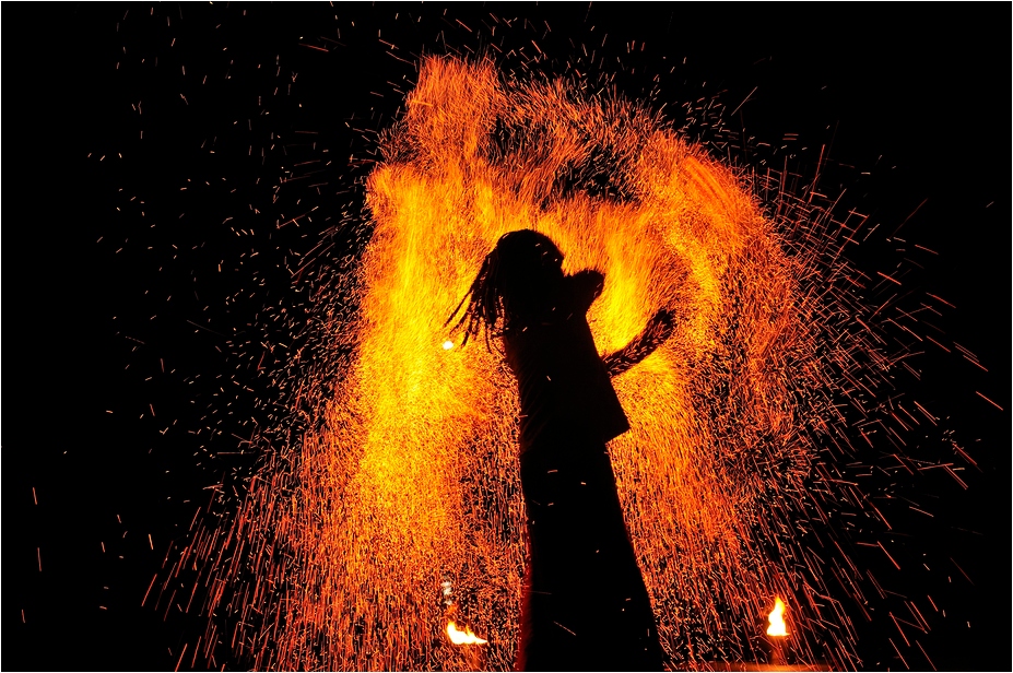 Jungle-night at Hamburg - Fire-show