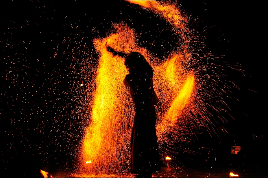 Jungle-night at Hamburg - Fire-show