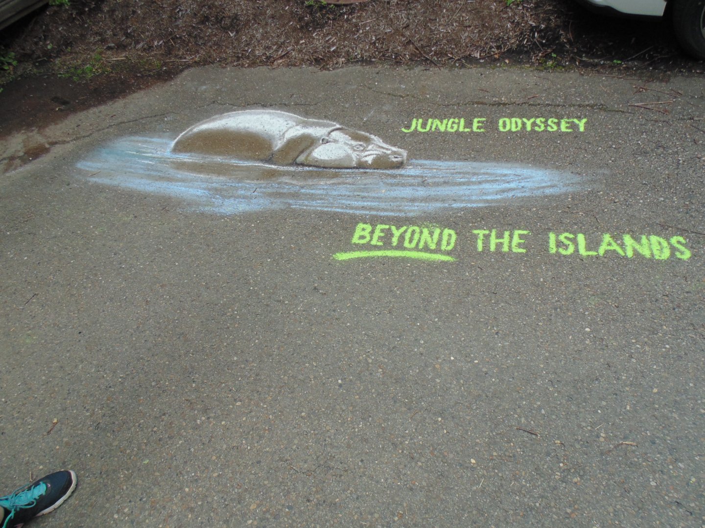 jungle odyssey chalk painting