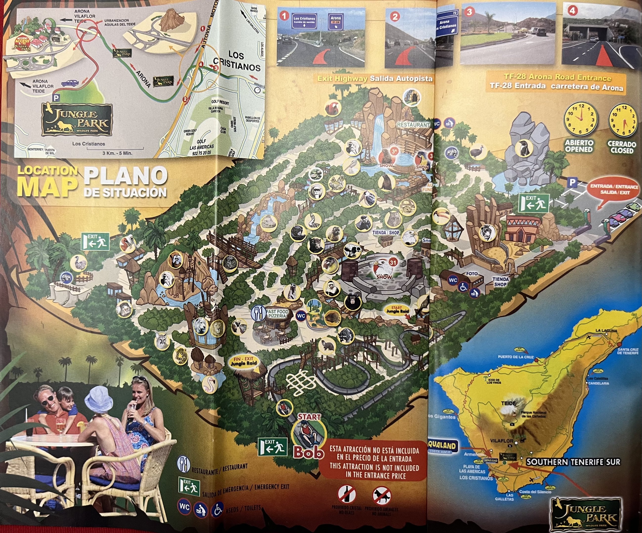 Jungle Park Zoo Map - undated