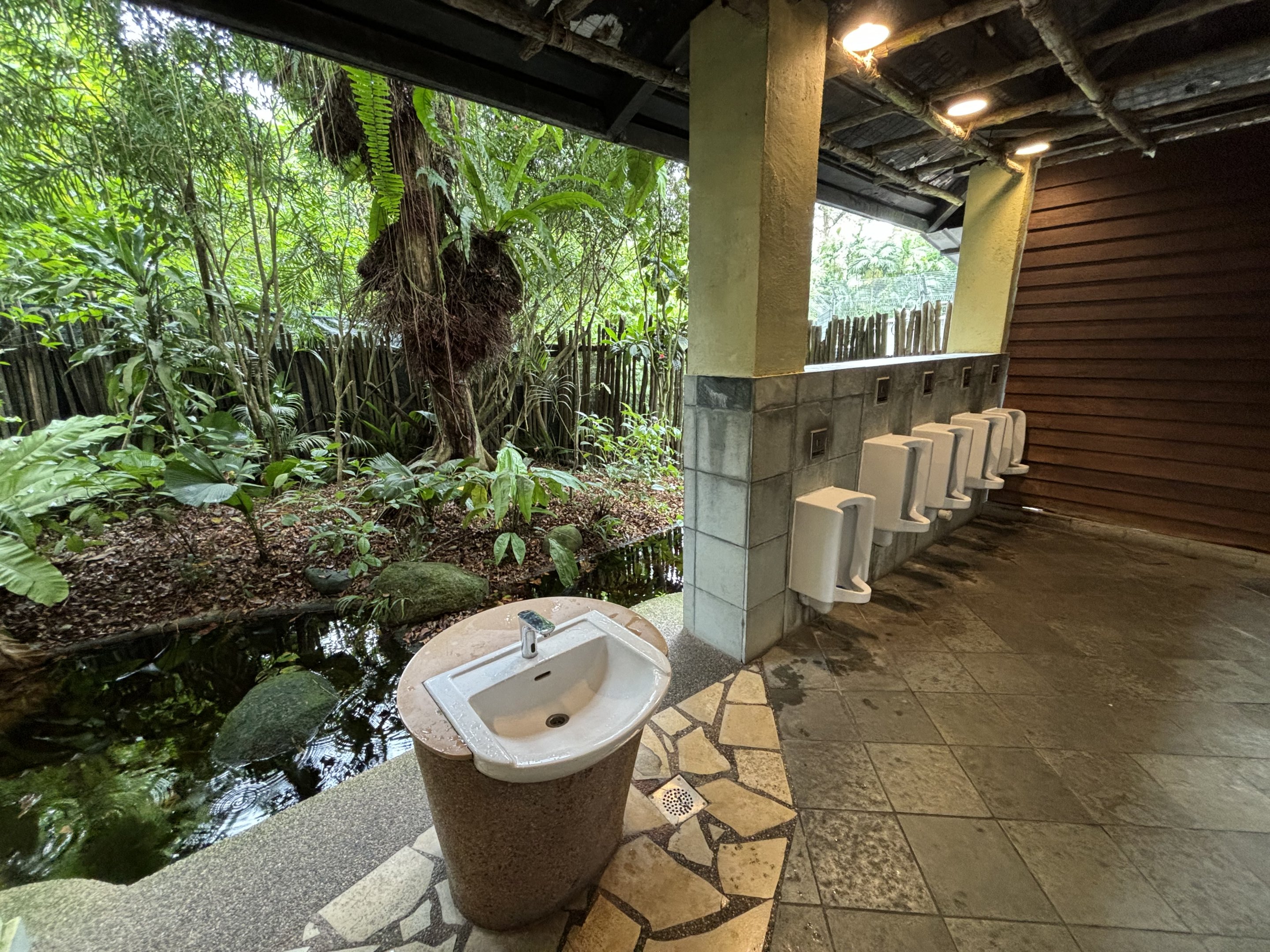 Jungle Toilets - watch out for macaques!