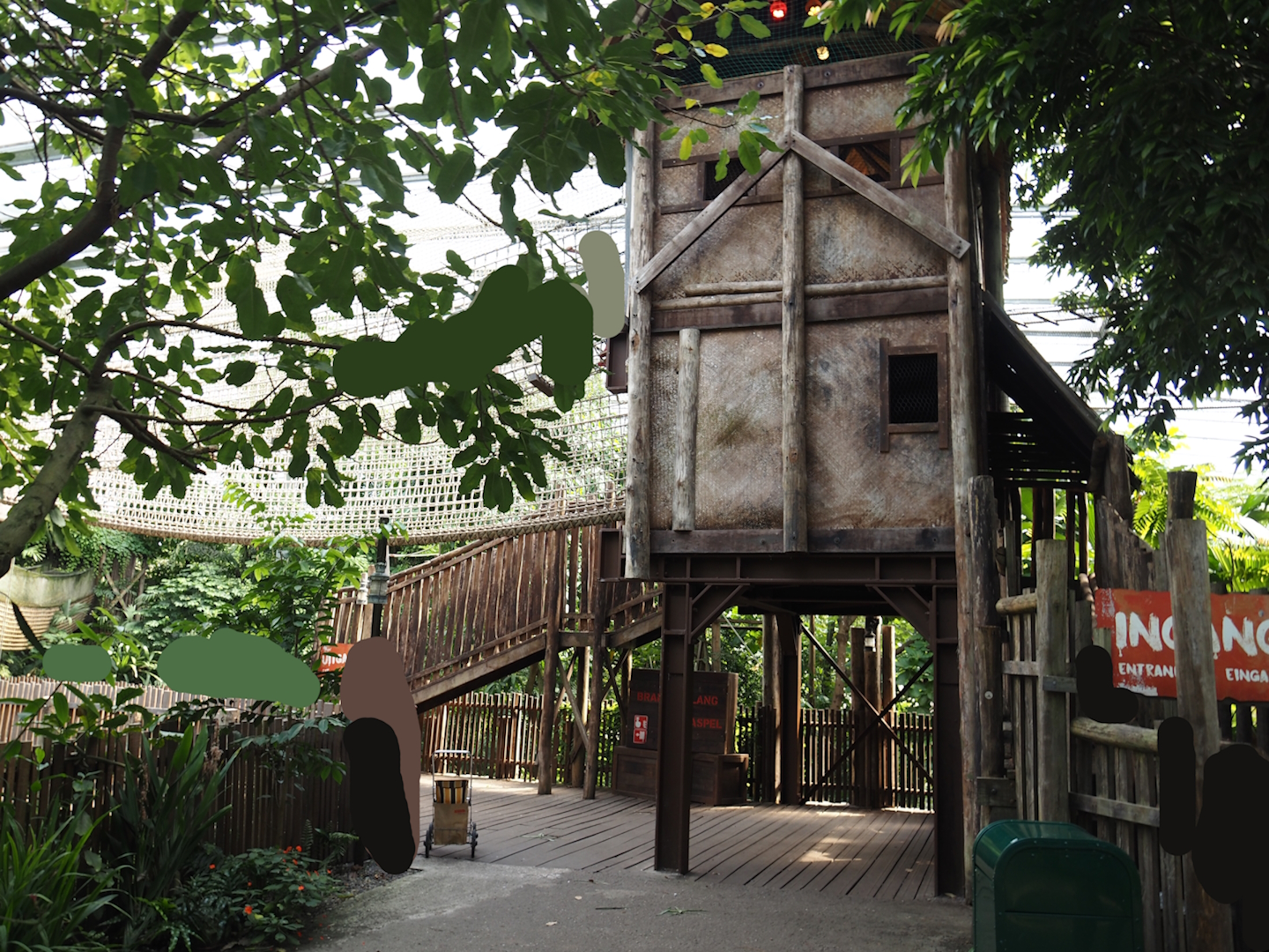 Jungola - Rimbula greenhouse - Jungle Trail entrance tower, 2024-06-23