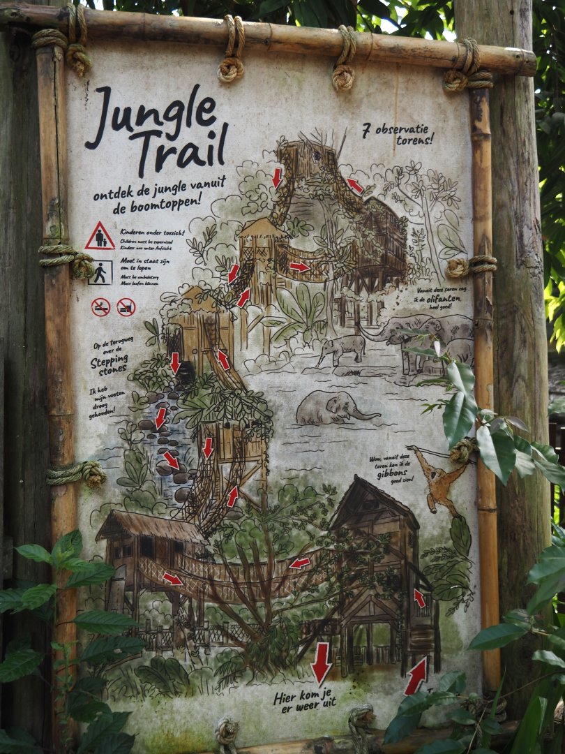 Jungola - Rimbula greenhouse - Map of the Jungle Trail, 2024-06-23