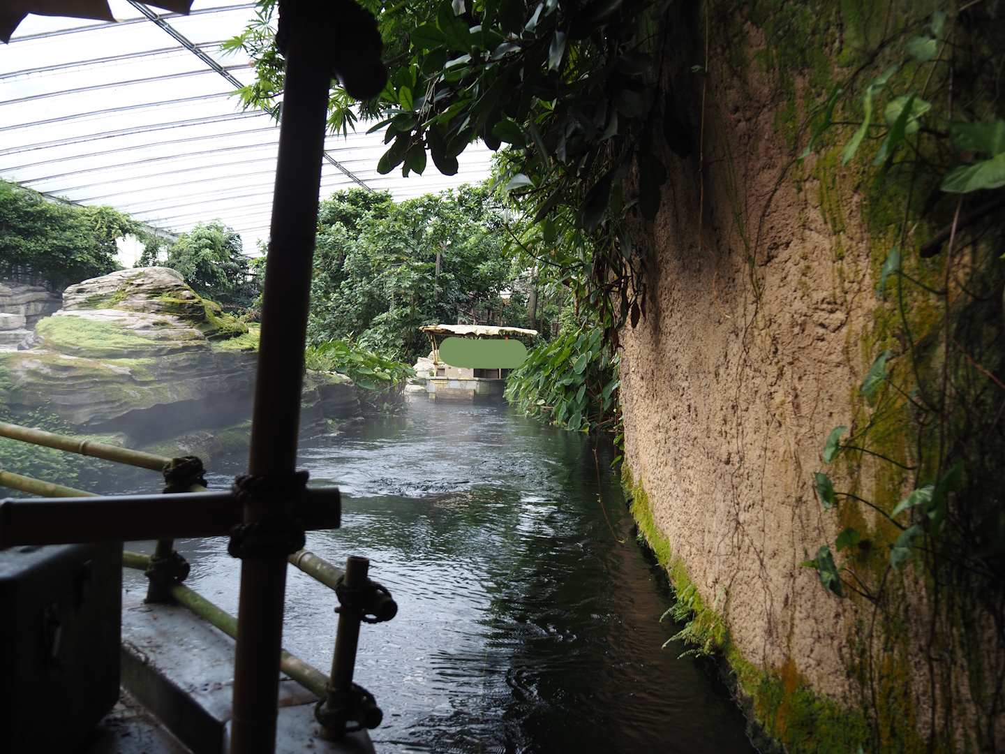 Jungola - Rimbula greenhouse - Rimbula River boat ride canal near the elephant exhibit, 2024-06-23
