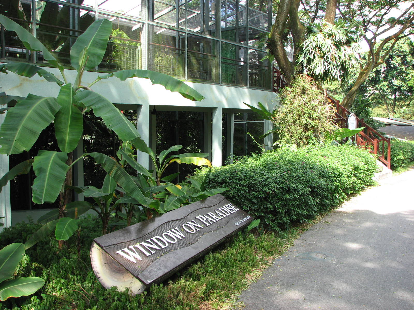 Jurong Bird Park 2008 - Entrance to the Window of Paradise