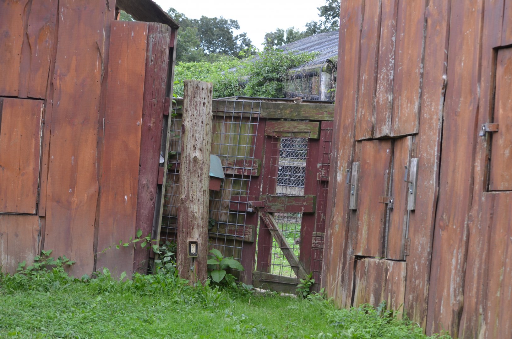 Just a damn nice gate I saw. I love the jank